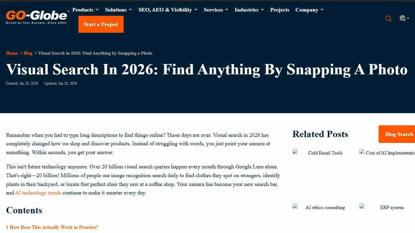 Visual Search 2026: AI Shopping Revolution